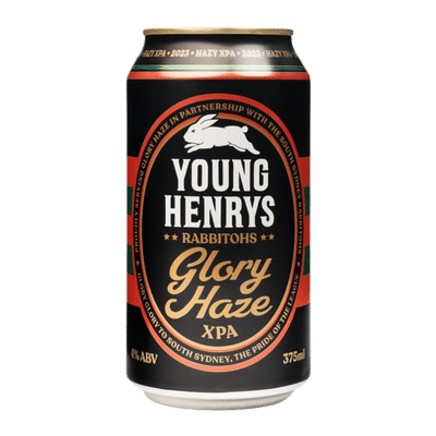 Young Henrys Rabbitohs Glory Haze XPA 375ml Can