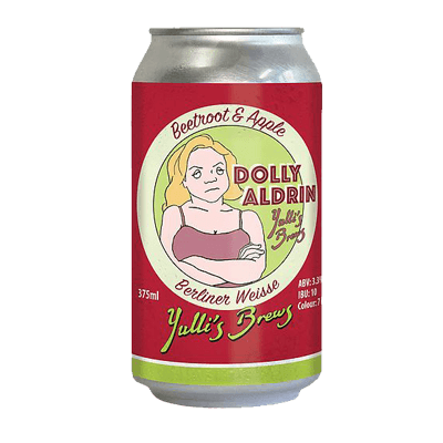 Yulli's Brews Dolly Aldrin Beetroot And Apple Berliner Weisse