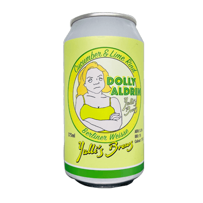 Yulli's Brews Dolly Aldrin Cucumber & Lime Rind Sour