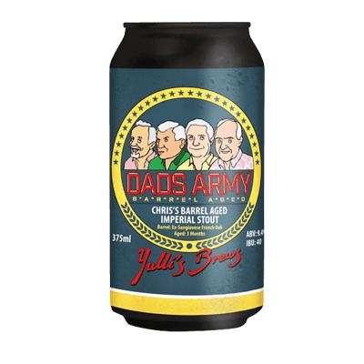 Yulli's Dad's Army Chris's Whiskey Barrel Aged Imperial Stout 375ml Can