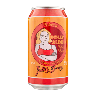 Yulli's Dolly Aldrin Nectarine Berliner Weisse 375ml Can