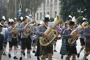 Oompah Band in Parade